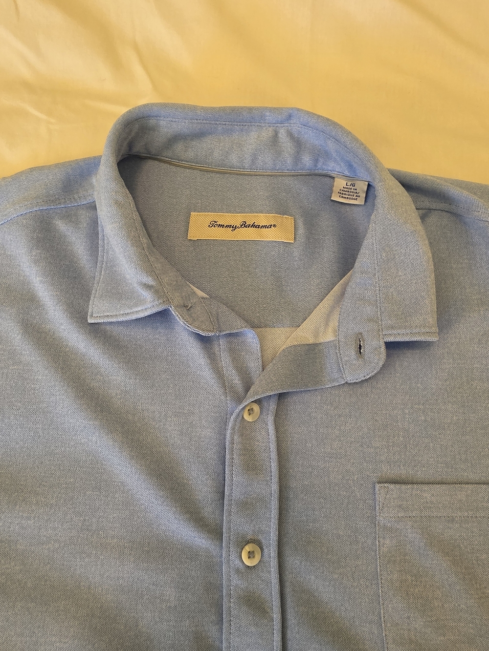 Tommy Bahama Light Blue Casual Button-Down Shirt